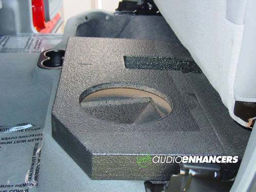 Xkote 10" Subwoofer Dual Boxes 02-09 Dodge Ram Crew/Quad Cab